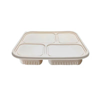 Load image into Gallery viewer, BIOCORN 4 COMPARMTENT BENTO BOX (200 SET)