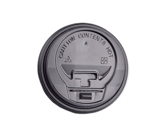 PP 80MM BLACK LID - FLIP (1000PCS)