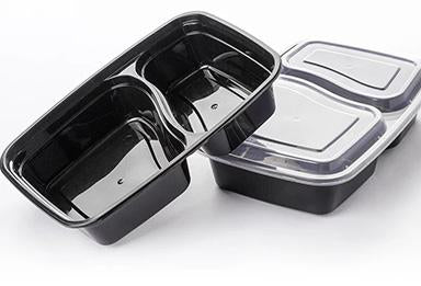 1000ml Premium Box with 2 compartment (150 set)